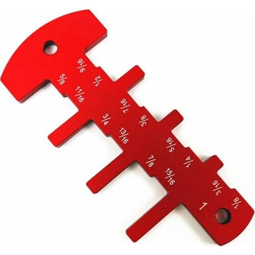 TOP Cutter Head Height Ruler Measuring Gauge Tool for Table Saw Milling Machine Flip-Chip Engraving Woodworking