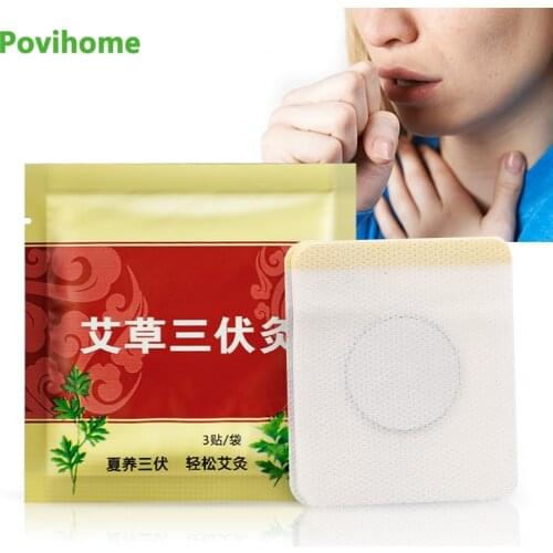 3Pcs Wormwood Extract Patch Moxibustion Stickers Quickly Relieve Rheumatoid Arthritis Insomnia Cold Treatment Medical Plaster