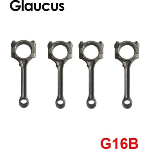 4pcs G16B Engine connecting rod conrod con rod for SUZUKI ESCUDO CULTUS BALENO ESTEEM VITARA GRAND X-90 SWIFT II 1.6L