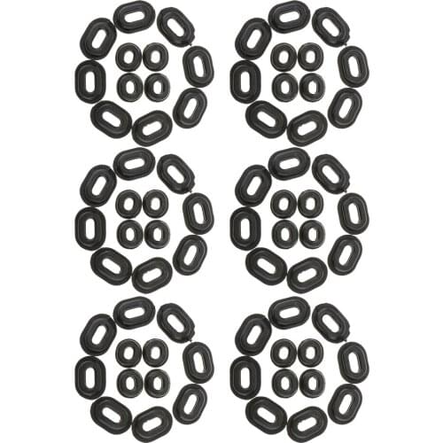 72x Grommet Rubber Fairing Washer For CB CL XL 100 CG125 CB125S CB125T