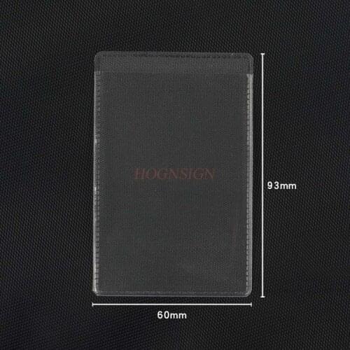 8pcs Transparent traffic card sleeve bank card sleeve ID card sleeve full frosted VIP card sleeve student staff cheering card