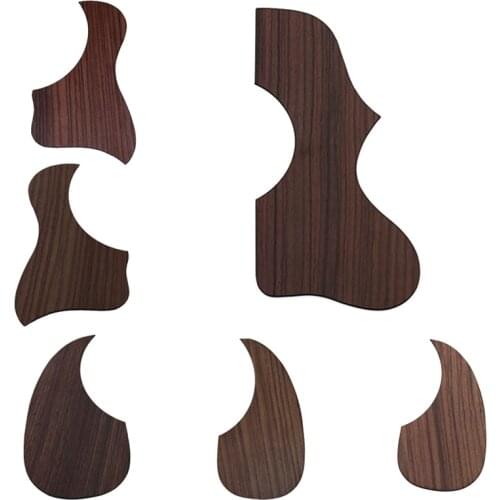 1PC Acoustic Guitar Pickguard Top Quality Self-adhesive Pick Guard Sticker for Backhand guitar Accessories rose wood ebony