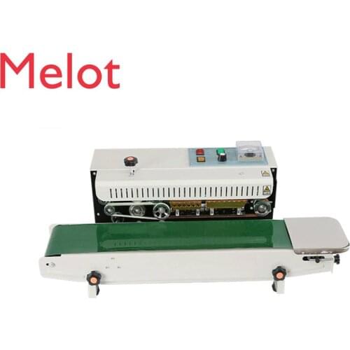 FR-900 Continuous Automatic Film Sealing Machine, 220V / 110V Aluminum Foil Seal Food Packaging Machine