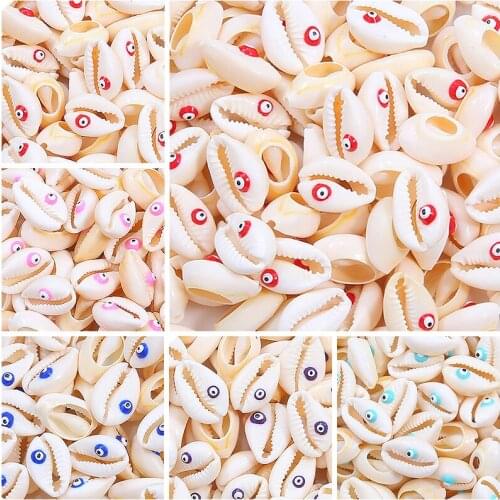 Bohemian 10pcs 16-22mm Natural Shell Beads Connector Charms Pendant for Jewelry Making Finding Bracelet DIY Accessories M4