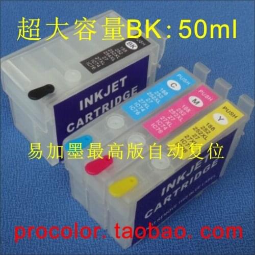 Refill ink cartridge 254XL 252 for EPSON CISS WF-7710 WF-7720 WF-7210 WF-7725 WF 7710 7720 WF7710 WF7720 inkjet printer ARC chip
