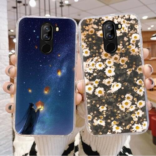 For Man New Arrival Phone Case For Doogee X60L Durable Soft Black Case Beautiful Transparent Glitter