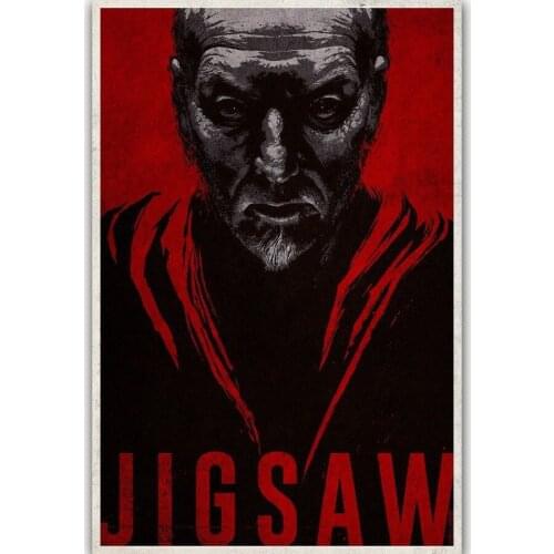 Hot New Jigsaw Horror 2017 Movie Live Or-Silk Art Poster Wall Sticker Decoration Gift