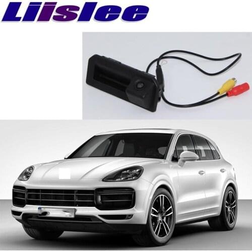 LiandLee Car Trunk Handle Rear View Reversing Parking Camera For Cayenne PO536 2018 2019 2020