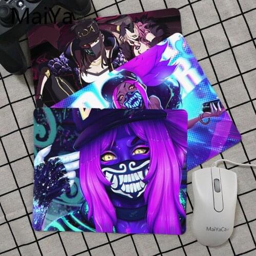 Maiya Top Quality League of Legends virtual girl band KDA Computer Gaming Mousemats Top Selling Wholesale Gaming Pad mouse