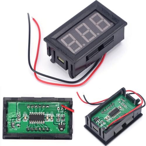 Mini voltmeter tester Digital voltage test battery DC 0-30V Red auto car