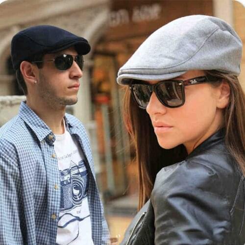 2021 Autumn Beret Caps Men Women Vintage News Boy Cap Cabbie Gatsby Linen Outdoor Hats Brand Sun Hat Unisex Duckbill Caps Linen