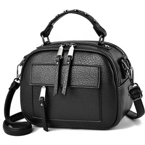 YINGPEI Women Messenger Bags Leather Shoulder Bag Ladies Handbags 2018 New Purse Satchel Fashion Tote Bags Gift