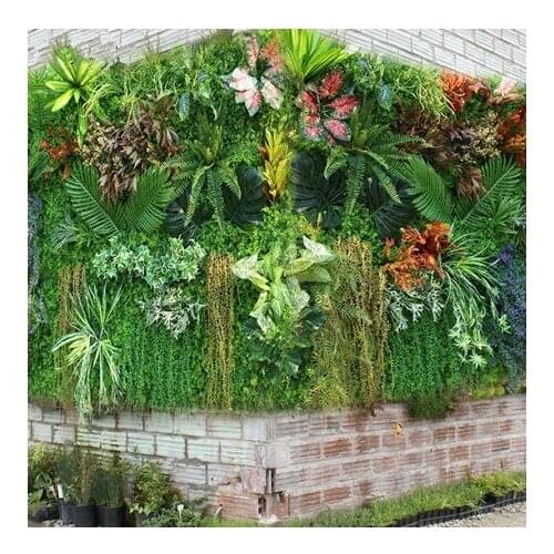 Grass grass mat 40*60 CM Artificial lawn Plant wall flower Garden plant moss Home hotel subtropical plant decorative wall