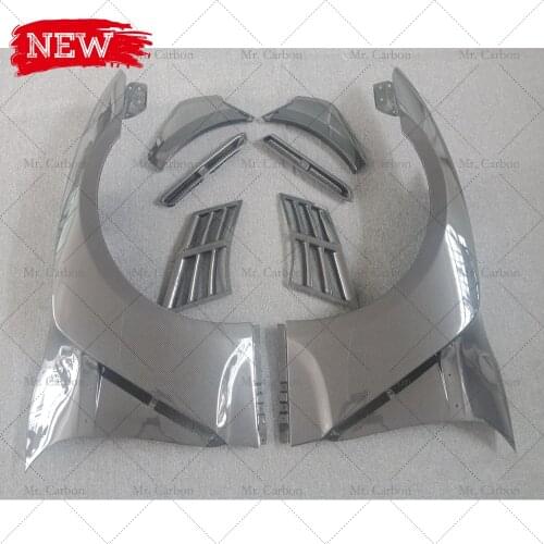 FOR NISSAN R35 GTR TOP SCRET STYLE CARBON FIBER FRONT FENDER TRIM BODY KIT TUNING PART FOR GT-R R35 CARBON VENTS FENDER RACING