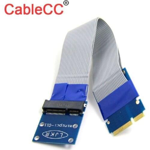 Xiwai Flexible Mini PCI Express PCI-e Mini Card Extender 52pin Male to Female Extension FFC Cable