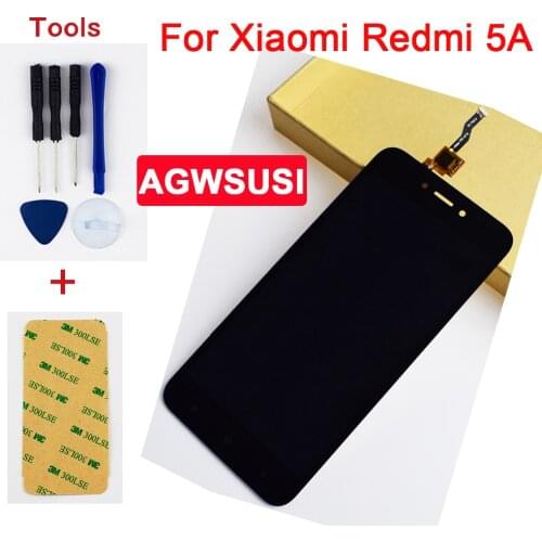 100% Tested For Xiaomi Hongmi Redmi 5A Full Touch Screen Digitizer Sensor Glass + LCD Display Monitor Module Panel Assembly