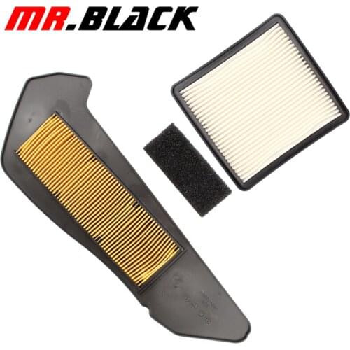 2pcs For YAMAHA XMAX250 XMAX300 xmax 250 300 Motorcycle Part Air Filter Air Intake Cleaner Engine Protect Air Cleaner Filte