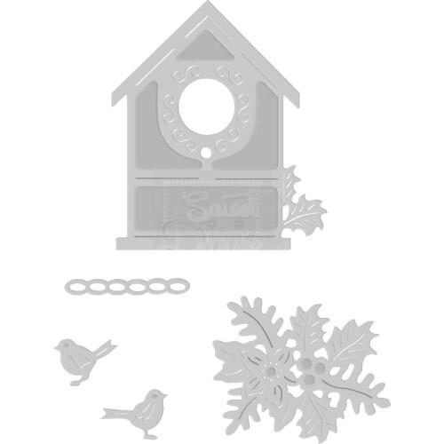 2020 New Animal and Building Metal Cutting Dies For Cut Paper Making Bird House Decoration Greeting Card Scrapbooking NO Stamps
