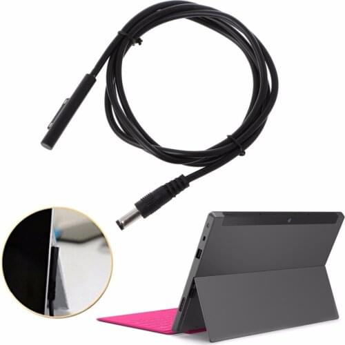 5.5*2.5mm DC Plug Charger Adapter Charging Cable Cord For Microsoft Surface Pro 3 4 Tablet PC 120cm Black Cables 10166