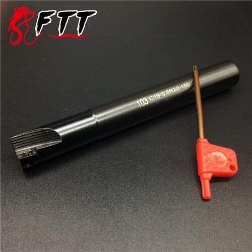103 C19 20 150 20mm 150Long Milling Cutter Holder Roughing Pocket Sloot Plung Shoulder Copy milling for apkt1003