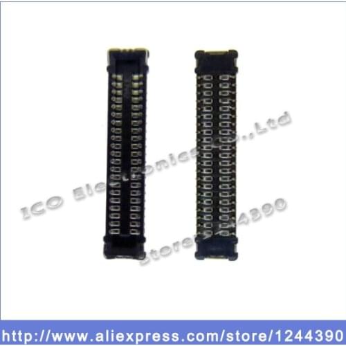 For iPhone 5C 5S Touch screen FPC connector Touch panel digitizer FPC socket on motherboard mainboard 10 pcs/lot