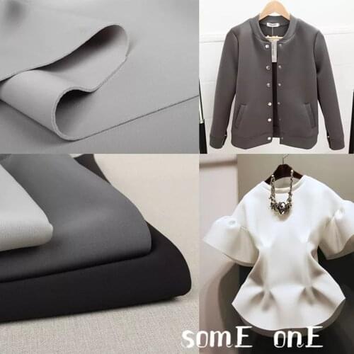 Spacewadding Fabric Air Layer Cloth DIY Coat Jacket Princess Dress Baseball Clothing Doll Decor Scuba Designer Fabric 50*150cm