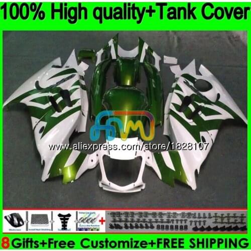 Kit +Tank For HONDA CBR 600F2 1991 1992 1993 Green white 1994 1BS.87 CBR600FS CBR 600 FS CBR600 F2 CBR600F2 91 92 93 94 Fairing