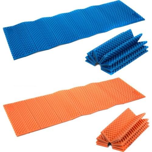 Outdoor Camping Mat Ultralight Foam Picnic Mat Folding Egg Slot Beach Mat Tent Sleeping Pad Ultralight Cushion Pillow Hiking