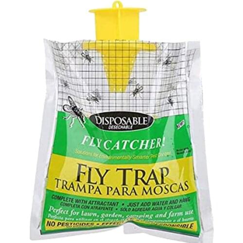 Fly Traps Catcher Bug Bag Mosquito Killer Moth Insect Killer Pest Control Products Disposable Plastic Hanging Bag Bait мухоловка