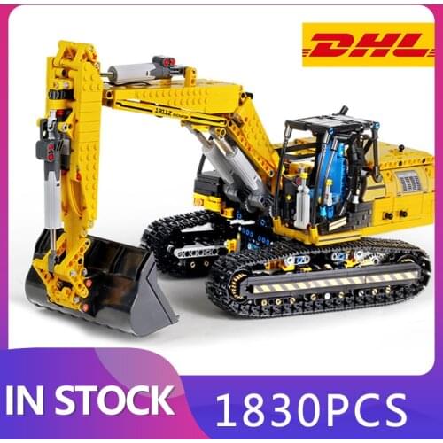 MOULD KING 13112 Motorized Technical Excavator truck 250X3-PF version Truck Remote Model Building Blocks Bricks toys Gifts