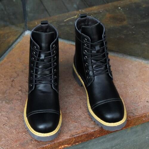 2019 new Martin boots mens boots mens shoes adult motorcycle boots warm ankle boots winter shoes mens shoes large size 46