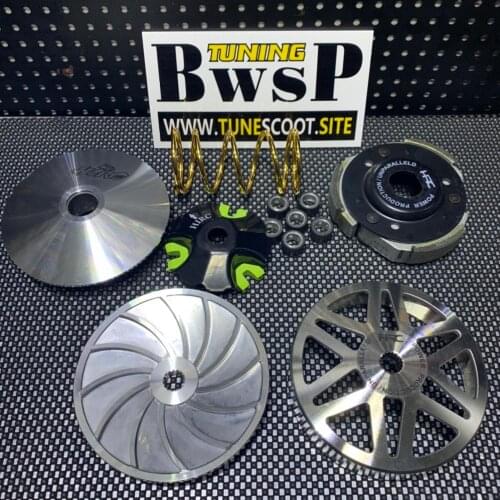 Transmission set for NMAX155 NVX155 AEROX155 tuning CVT kit clutch pads bell variator spring