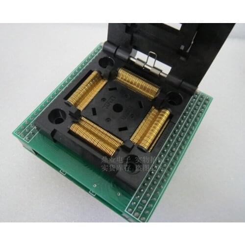 Clamshell QFP144 EMP570/1270 YAMAICHI IC Burning seat Adapter testing seat Test Socket test bench in the stock free shipping