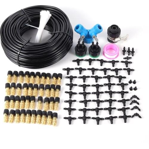 10/15/20/30/40m 1/4" Blank Distribution Garden Irrigation System Garden Greenhouse Flower Lawn Automatic Irrigation Equipment