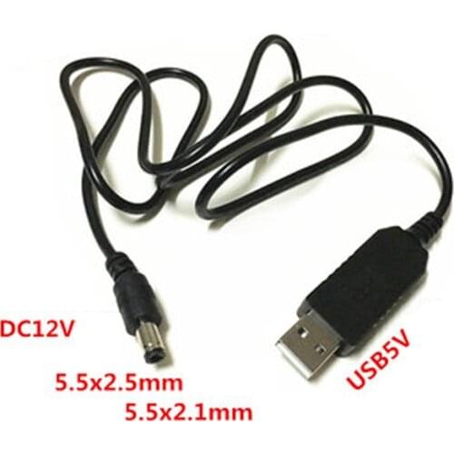 1M Router USB charger mobile power 5V to 12V0.5A-0.8A set-top box optical cat audio charging treasure USB boost power cord