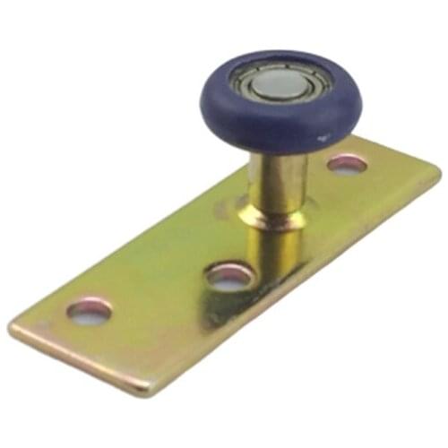 Moving door positioner pendulum stopper hanger wheel positioner folding door lower rail special wheel stopper