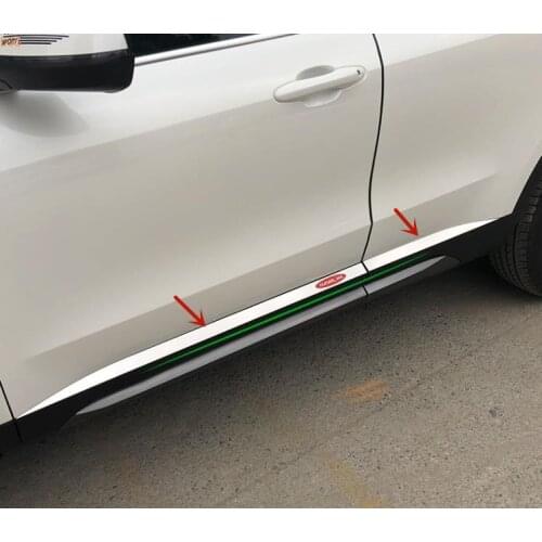 High-quality stainless steel Body Decoration strip Anti-Rub protection Decoration car accessories For Haval H4 2018-2019