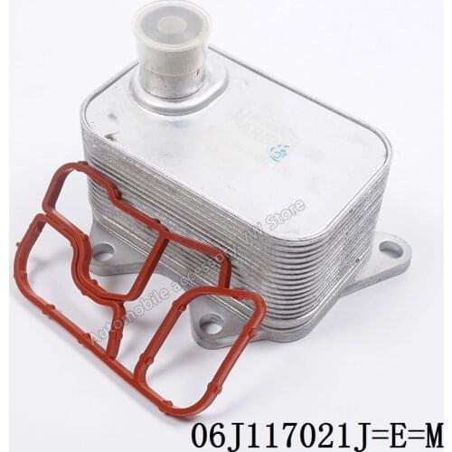 06J117021J EA888 Aluminium Engine Oil Radiator Cooler For VW Golf MK6 Passat Jetta Tiguan Audi A4 Q3 Q5 Eos Amarok Variant