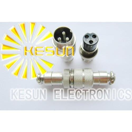 10pair GX16-3 3Pin 16mm Male & Female Butt joint Connector kit GX16 Socket+Plug,RS765 Aviation plug interface