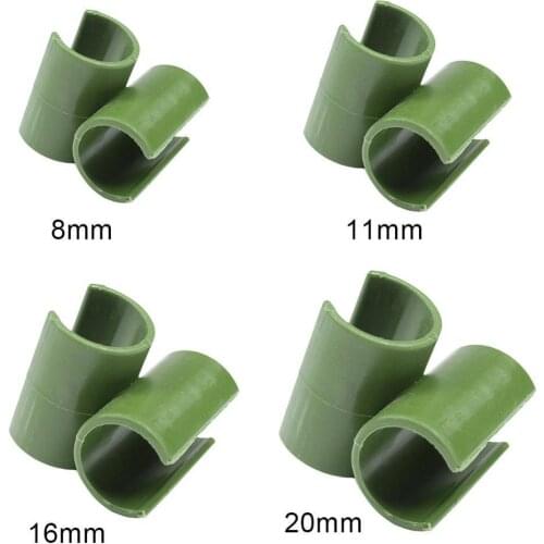 20pcs/Set Cross Plastic Clips Plant Support Fixed Connector Grafting Stakes Connector Clip Suitable for Plant Stakes 8-20mm