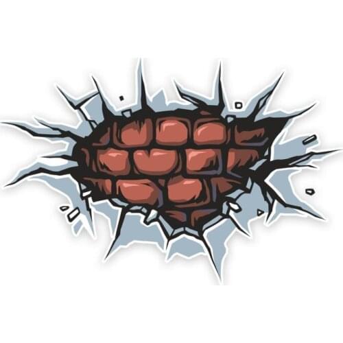 Crash Wall Sticker Plane Extreme