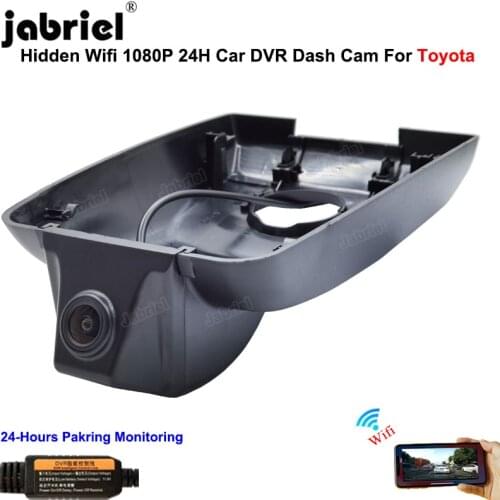 HD 1080P Wifi Car Dvr Dash Cam 24H For Toyota Highlander XU50 for Toyota Highlander XLE LE 2018 2019 2020 2021 for Toyota Kluger