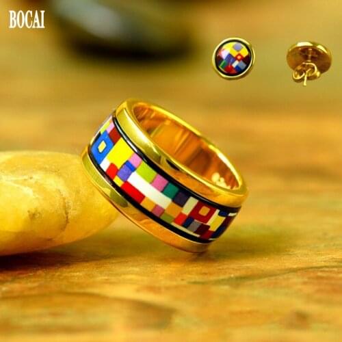 Обручальные кольца BOCAI China At AliExpress