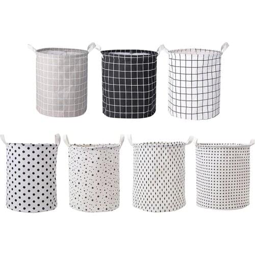 Large Capacity Laundry Hamper Dirty Clothes Storage Bag Toy Home Storage Bin Laundry Organizer Basket Canvas Waterproof