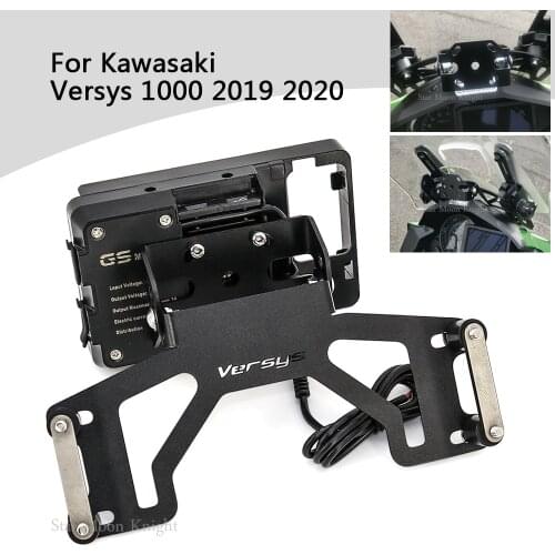 Motorcycle Accessories GPS navigation bracket Supporter Holder for Kawasaki Versys 1000 Versys1000 2019 2020