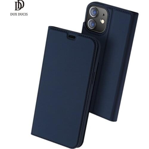 For Apple iPhone 12 Mini Case DUX DUCIS Skin Pro Series Flip Wallet Leather Case for iPhone12 Mini Cover Card Slot Accessories