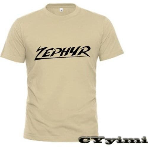 For KAWASAKI ZR750 ZEPHYR T Shirt Men New LOGO T-shirt 100% Cotton Summer Short Sleeve Round Neck Tees Male