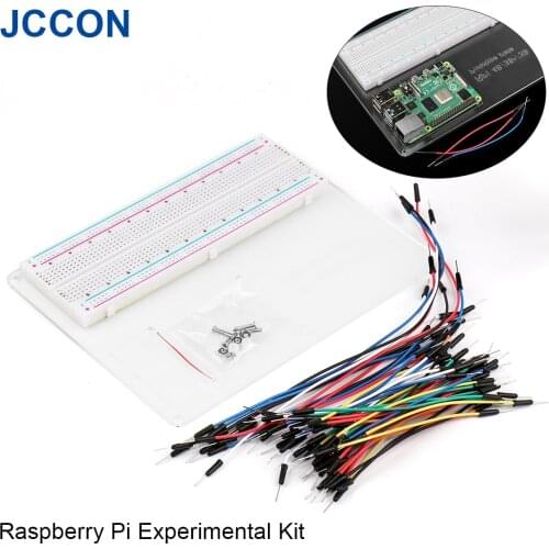 For Raspberry Pi 3 Breadboard Mounting Experiment Plate Kit Prototype Experiment Plate+Breadboard+65pcs Jumper Cable For RPI 3B