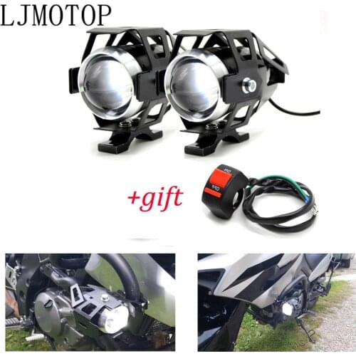 For Suzuki GSXR GSX-R 600 750 1000 K1 K2 K3 K4 K5 K6 K7 K8 Motorcycle 12V LED Headlights Auxiliary Lamp U5 Spotlight Motorbike