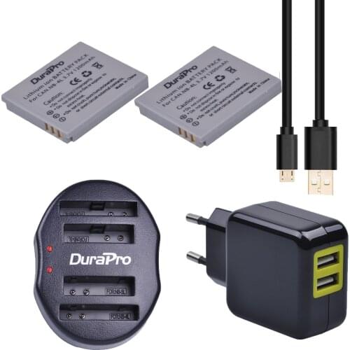 2pc NB-4L NB 4L NB4L Camera Li-ion Battery + USB Dual Charger For Canon IXUS 60 65 80 75 100 I20 110 115 120 130 IS 117 220 225